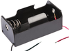 Battery Holder, D, Wire Lead; Battery Sizes Accepted Multicomp Pro - 07AH4330 - Newark, An Avnet Company