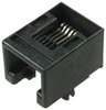 Modular Conn , Jack, 6P4C, 1Port, Cat3; Modular Connector Type Molex - 01AH1862 - Newark, An Avnet Company