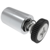 DZUS® Tech Line, Flare-in, 9.3 mm Fastened Stud Projection, 0.9mm Min. Outer Panel, #2 Phillips Recess, Black Knob, Bulk Packaged - D9-52-3312-K000 - Southco
