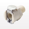PMC12 Series Coupling Body, Shutoff Polypropylene In-Line Pipe Thread - PMCD100412 - Qosina Corp.