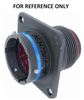 Circular Connector, Receptacle, 32 Position, 18-32, Flange; Military Specification Deutsch - Te Connectivity - 90T7664 - Newark, An Avnet Company