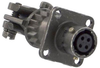 Circular Connector, Receptacle, Size 8, 4 Position, Wall; Product Range Amphenol Industrial - 97J0991 - Newark, An Avnet Company