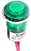 Panel Mount Indicator, Led, 17.463Mm, Green, 24V; Led Color Dialight - 51R6181 - Newark, An Avnet Company
