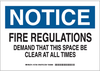 Fire Safety Sign - 127347 - Brady Corporation