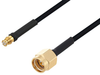 Push-On SMP Female to SMA Male Cable 36 Inch Length Using PE-SR405FLJ Coax with HeatShrink - PE3W04389/HS-36 - Pasternack