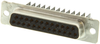 D Sub Connector, Amplimite Hde-20, Amplimite Hde-20 Series, Db, Receptacle, 25, Metal, Idc / Idt Rohs Compliant Amp - Te Connectivity - 93K1941 - Newark, An Avnet Company