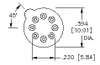 TO-100 Socket-8pins - 4593 - Keystone Electronics Corp.