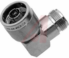 connector,rf coaxial,n in-series adapter,right angle plug to jack,50 ohm - 70031802 - Allied Electronics, Inc.