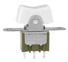 Flat Frame Mount Miniature Rocker - MN18TNW01-DB - NKK Switches