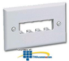 Panduit® Mini-Com Classic Series Faceplates - CFPH4 - TelephoneStuff.com