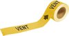 Brady Pipe Markers-To-Go B-736 Yellow Plastic Self-Adhesive Pipe Marker - 2 in Height - 12 in Length - Printed Msg = VENT - 73939 - 754473-73939 - R. S. Hughes Company, Inc.
