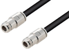 75 Ohm N Female to 75 Ohm N Female Cable 24 Inch Length Using 75 Ohm RG11 Coax - PE3W04530-24 - Pasternack