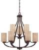 1-5434-9-117 Mid. Chandeliers-Glass Up - 372248 - Capital Lighting, Inc.