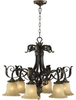 6391-6-44 Mid. Chandeliers-Glass Down - 699692 - Capital Lighting, Inc.