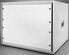 Cabinet, Portable, 14.062In, Steel, Sand; Rack U Height Bud Industries - 95F6408 - Newark, An Avnet Company