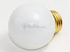 40 Watt, 125 Volt G16 1/2 White Globe Bulb - B310240 - bulbs.com