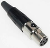 Switchcraft 5 pin mini-XLR (f) cable mount connector - CA-TA5F - Visual Sound, Inc.