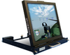 Rugged, Daylight and Sunlight Readable, 1U Rack Mount, Flip-up or Flip-down, Flat Panel LCD Monitor -- SlimLine Micro Solar - Image