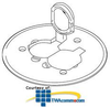 Legrand - Wiremold Polycarbonate Duplex Cover Plate - 895P - TelephoneStuff.com