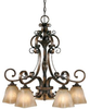3890-D5 GB Mid. Chandeliers-Glass Down - 705864 - Capital Lighting, Inc.