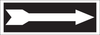 Brady B-302 Polyester Rectangle Black Door, Gate & Pathway Sign - 10 in Width x 3.5 in Height - Laminated - 84619 - 754476-84619 - R. S. Hughes Company, Inc.