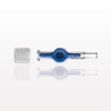 1-Way Stopcock, Female Luer Lock, Male Luer Slip, 90 Degree Turn Handle, Non-Vented Cap -- 11146 - Image