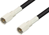 FME Plug to FME Plug Cable 24 Inch Length Using RG58 Coax, RoHS - PE35953LF-24 - Pasternack