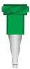 Fisnar QuantX™ 5901014 PTFE Coated Micron-S Precision Standard Bore Nozzle Green 20 ga -- 5901014 - Image