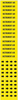 Brady B-946 Black on Yellow Vinyl Self-Adhesive Pipe Marker - 2 1/4 in Height - 1/2 in Character Height - 2 3/4 in Length - Printed Msg = INSTRUMENT AIR with Right Arrow - 7166-3C - 754476-93323 - R. S. Hughes Company, Inc.