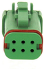 Rectangular Connectors, Heavy Duty - DT Series - DT16-6S-KP01 - LADD Distribution
