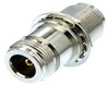Bulkhead Adapter, N Jack-7/16 Din Jack; Convert From Coax Type Amphenol Rf - 09J8795 - Newark, An Avnet Company