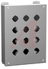 Pushbutton Enclosure,Steel, Gray, Heigth 10.25, Width 3.25, Depth 2.75 - 70165159 - Allied Electronics, Inc.