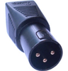 TecNec DMX-3XM-CAT5 3-pin XLR Male to RJ45 Adapter - DMX-3XM-CAT5 - Visual Sound, Inc.