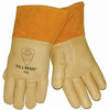 Tillman Yellow/Gold Large Grain Pigskin Kevlar/Leather Welding Glove - Straight Thumb - TIL42L - TIL42L - R. S. Hughes Company, Inc.