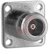 connector,rf coaxial,n panel receptacle,4-hole flange,solder cup terminal,50 ohm - 70142660 - Allied Electronics, Inc.