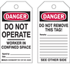 Confined Space Tags - 50291 - Brady Corporation