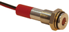 Panel Indicator, 6Mm, Red, 24Vdc; Led Color Apem - 05W8313 - Newark, An Avnet Company