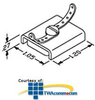 Chatsworth Products Mag-Clips, Single Wrap-Around Clasp - 17250-000 - TelephoneStuff.com