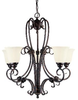 GZ-1-2887-5-56 Mid. Chandeliers-Glass Up - 764754 - Capital Lighting, Inc.