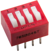 Switch, Dip, 4 Position, Spst, Raised Rocker; No. Of Circuits Grayhill - 60K0326 - Newark, An Avnet Company