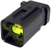 Rcpt Housing, 6Pos, Pbt Gf, Yellow; Product Range Te Connectivity - 23R3862 - Newark, An Avnet Company