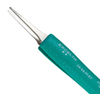 Excelta Two Star Ergonomic Utility Tweezers 2A-SA-PI-ET - Stainless Steel Straight Tapered Flat Tip - 5 1/4 in Length - EXCELTA 2A-SA-PI-ET - R. S. Hughes Company, Inc.