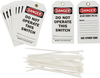 Brady B-851 Black / Red on White Polyester Equipment Safety Tag - 3 in Width - 5 3/4 in Height - 76182 - 754473-76182 - R. S. Hughes Company, Inc.