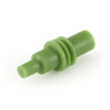 Aptiv 12010300 1-Way Cable Cavity Plug Seal, Round, Green -- 39010 - Image