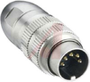connector,circular din,male locking plug,8 contact,ip68 watertight - 70151288 - Allied Electronics, Inc.