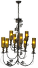 Large Chandeliers-Glass Shade - 80039 - Light Center (The)