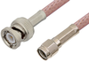 Reverse Polarity SMA Male to BNC Male Cable 48 Inch Length Using RG142 Coax, RoHS - PE35209LF-48 - Pasternack