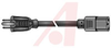 Cord, Power; 10 A; 125 V; 7 Ft. 7 in.; NEMA 5-15 plug; C13 connector - 70125981 - Allied Electronics, Inc.