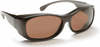 Solitaire Round Over-The-Glass Sunglasses with Tortoise -- 2C754TA