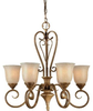 2391-06-17 Mid. Chandeliers-Glass Up - 413906 - Capital Lighting, Inc.